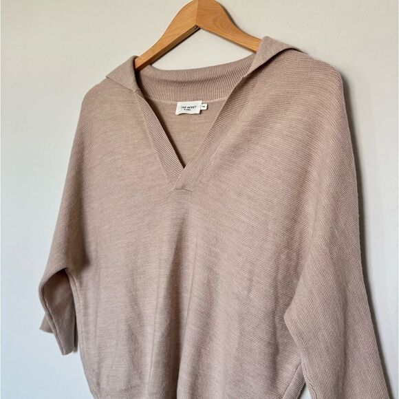 The Reset R Label Wool Split Neck Half Sleeve Sweater Size XS - Picture 4 of 9